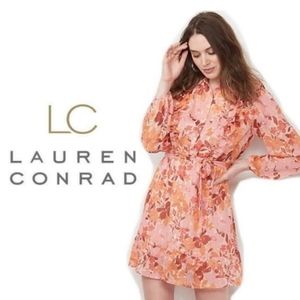 LC LAUREN CONRAD floral dress. size small